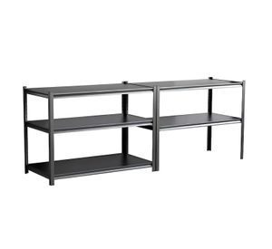 Estante Acero Sin Ranuras 120x45x180 cm. 1350 Kg.