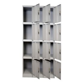 Locker Casillero metálico 3 Cuerpos 12 Puertas