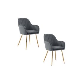 Pack 2 Sillas de Comedor Sitial Alessandro Gris