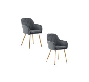 Pack 2 Sillas de Comedor Sitial Alessandro Gris