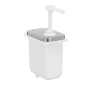 Dispensador de salsa 3x2 Lt. Acero inoxidable