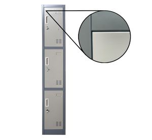 Locker Casillero metálico 1 Cuerpo 3 Puertas