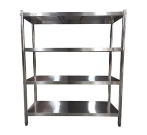 Estante 4 Bandejas lisas. 120x50x155 cm. Acero Inox