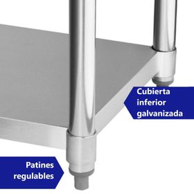 Meson Mural 150x60x85(+6) cm Acero Inoxidable