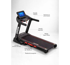 Trotadora Profesional X3000 20 km/h 3.0 HP Pantalla Táctil