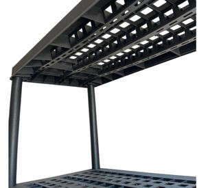 Estante Plástico 91x45x183 cm. 5 Bandejas removibles