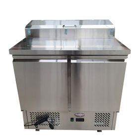 Mesón Refrigerado Pizzero 90 Cm. 300 Lt. Ac. Inox.