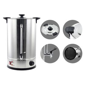 Hervidor Industrial 10 Litros Doble Capa Acero Inoxidable