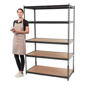 Estante Acero 120x45x180 cm 5 Bandejas. 1375 Kg.