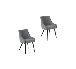 Pack 2 Sillas Comedor Jean Gris