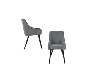 Pack 2 Sillas Comedor Jean Gris