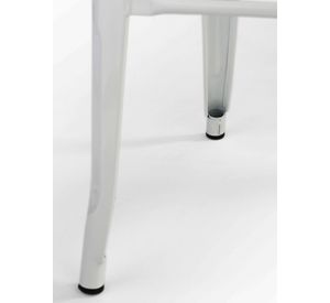 Pack 4 Piso Taburete Tolix Respaldo Blanco