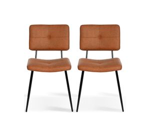 Pack 2 Silla Comedor  Karomi Vintage Café