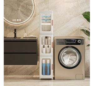 Carro Armario Plástico 3 niveles 25x29x126 cm.