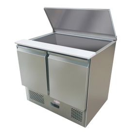 Mesón Refrigerado Saladette 90 Cm. 300 Lt. Ac.Inox ESL3800
