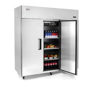 Refrigerador Dual Industrial 1380 lt. Acero Inox.