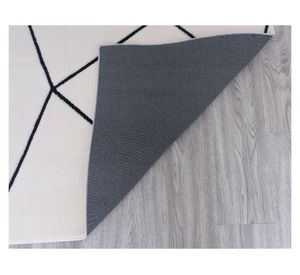 Alfombra Cosy líneas 140x200 cm ivory