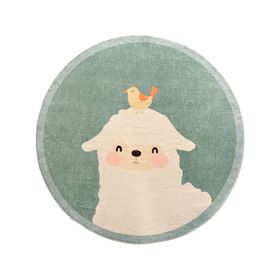 Alfombra kids redonda oveja