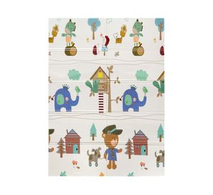 Mat plegable reversible animales 150x180 cm