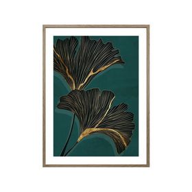 Canvas con marco hojas D1 R2 folia 45x60 cm