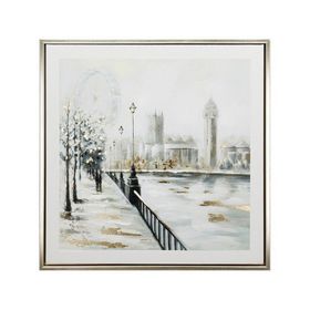 Canvas con marco ciudad D2 R1 60x60 cm