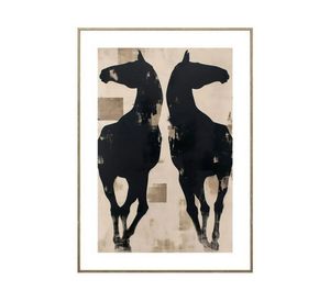 Canvas con marco caballos R2 50x70 cm