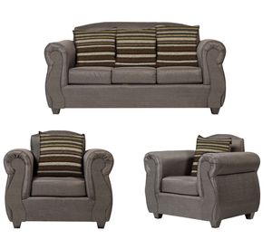 Living Merida 3-1-1 Tela Gris