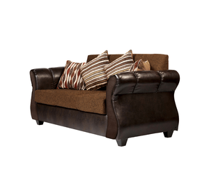 Sofá Verona 3C Tela Café