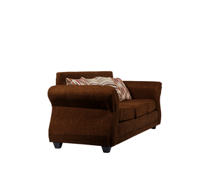 Sofá Roma 3C Tela Café