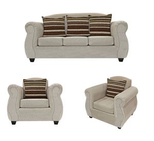 Living Merida 3-1-1 Tela Beige