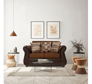 Sofá Verona 2C Tela Café