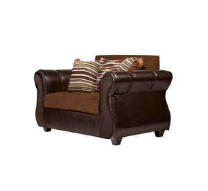 Sofá Verona 2C Tela Café