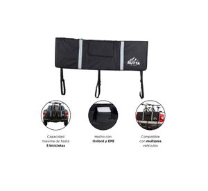 Pad Bicicleta M 139 X 88 cm Negro