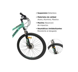 Bicicleta Mountain Bike W Force Turquesa Aro 27.5 Atletis