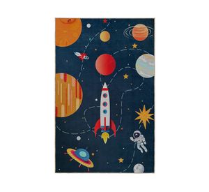 Alfombra kids espacio 100x150 cm