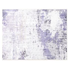 Alfombra print abstracto 60x90 cm azul