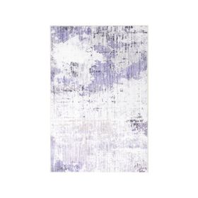 Alfombra print abstracto 60x90 cm azul