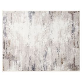 Alfombra print abstracto 60x90 cm taupe