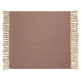 Alfombra lisa 60x90 cm café