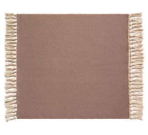 Alfombra lisa 60x90 cm café