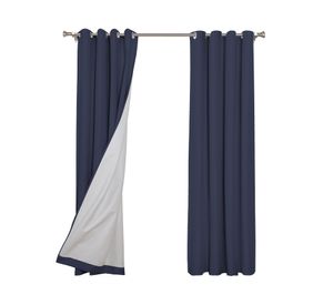 Cortina blackout nantes 140x230 cm azul