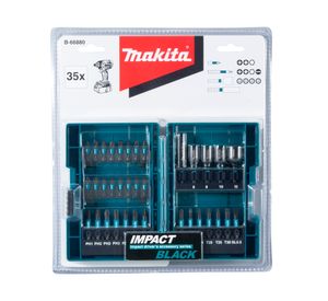 Set puntas/dados Impact black 35 piezas