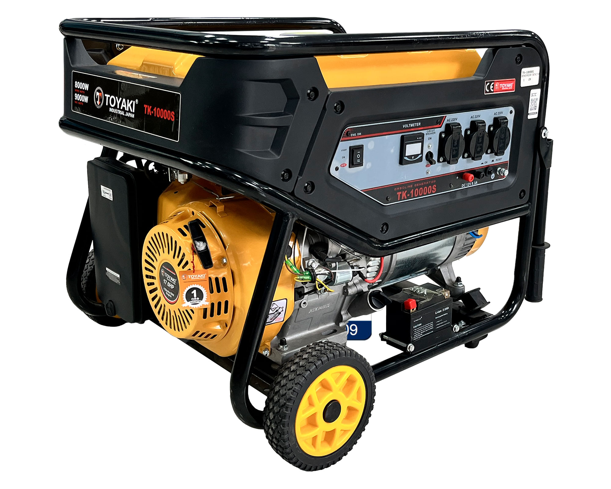 Generador bencinero TK-10000S 8000W