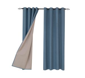 Cortina blackout calden 130x230 cm azul