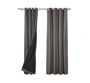 Cortina blackout simpson 140x230 cm gris