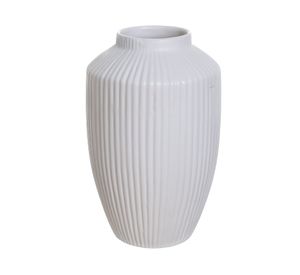 Florero cerámica líneas 22 cm