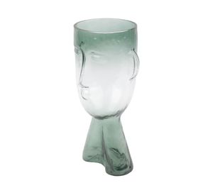 Florero vidrio cara 32 cm