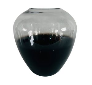 Florero vidrio dos colores 25 cm