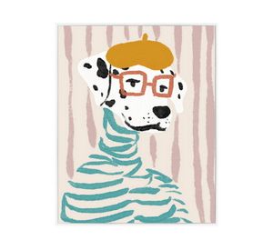 Lámina enmarcada 40x50 cm perro D2 R6