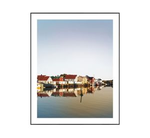 Fotografía enmarcada 45x60 cm lago R4